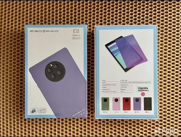 Новый планшет EgoPad 8/256 8 дюймов