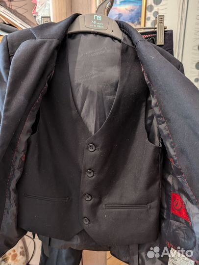 Школьный костюм для мальчика 128 синий