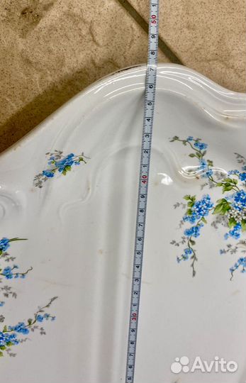 Блюдо фарфор Кузнецова