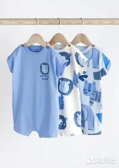 Песочники ромперы next в наличии 68