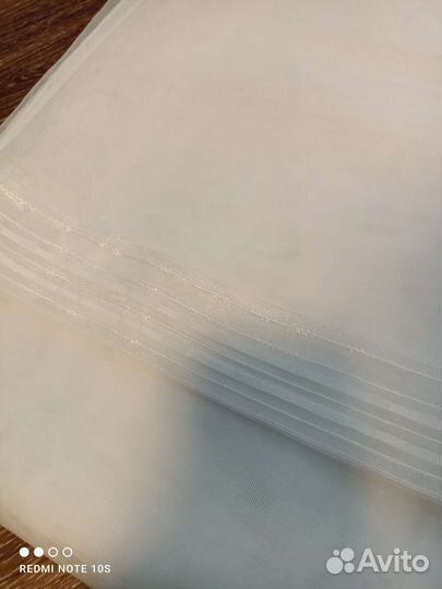 Тюль сетка 5м, готовый, новый