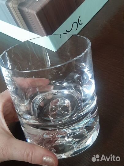 Набор: графин и 2 бокала для виски Nude Glass