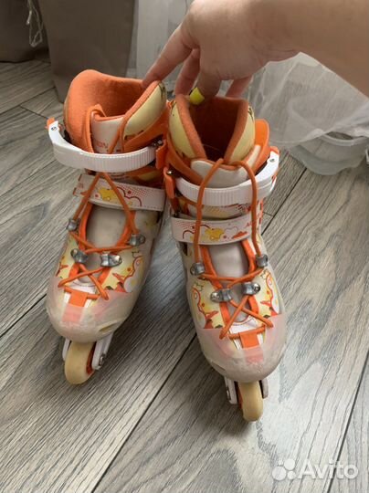 Роликовые коньки детские раздвижные