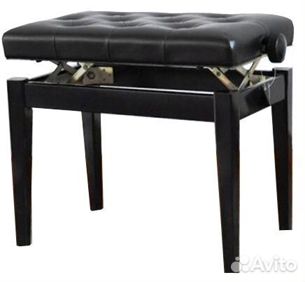 Банкетка для пианино чёрная