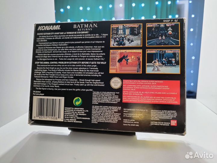 Игра Batman Returns для Super Nintendo