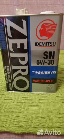 Масло моторное 5w30 идемитсу 4л