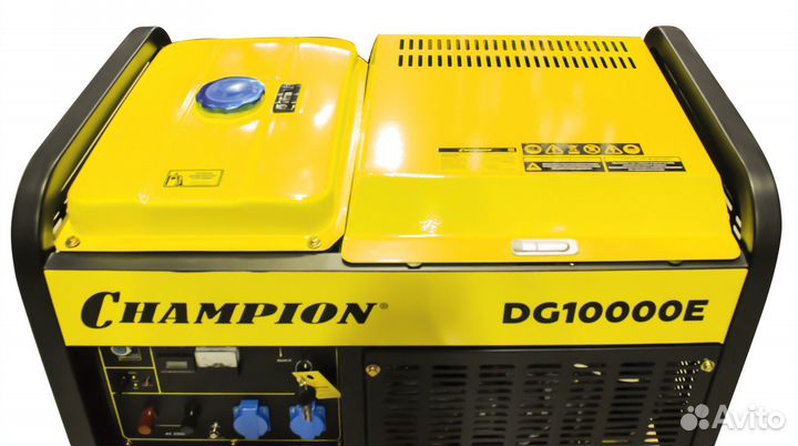 Дизельный генератор champion DG10000E