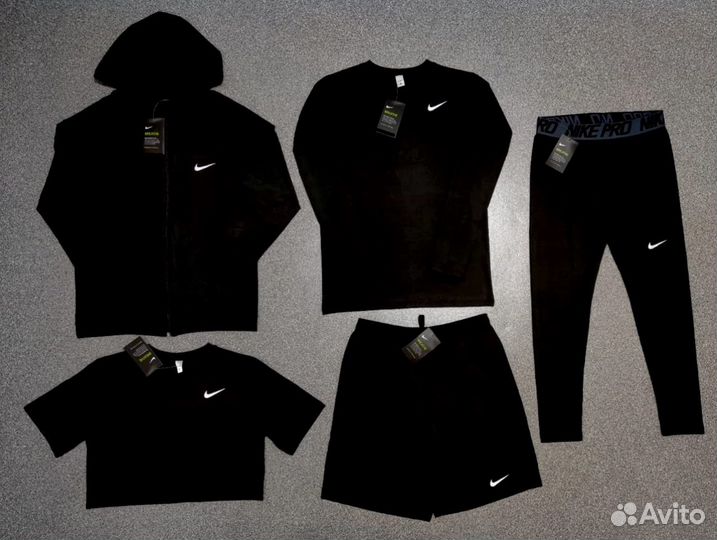 Компрессионый костюм рашгард Nike 5 в 1