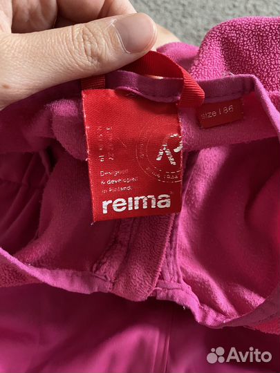 Штаны демисезонные для девочки 86 reima