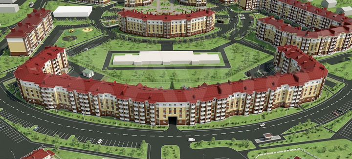 1-к. квартира, 42,3 м², 1/5 эт.