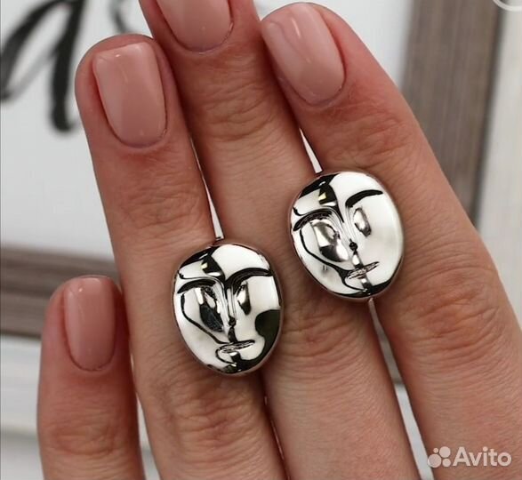 Серьги серебро