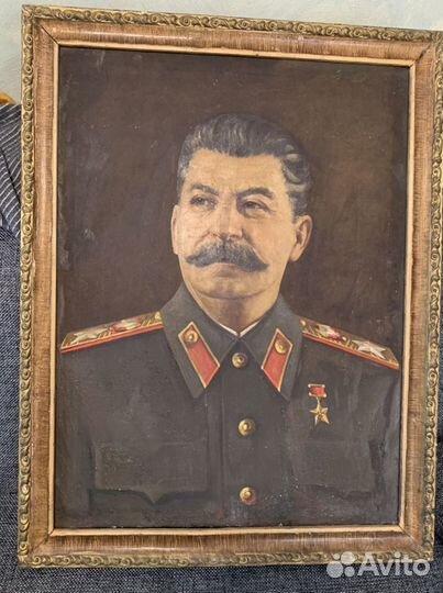 Портрет Сталина (холст, масло), 1940-е годы