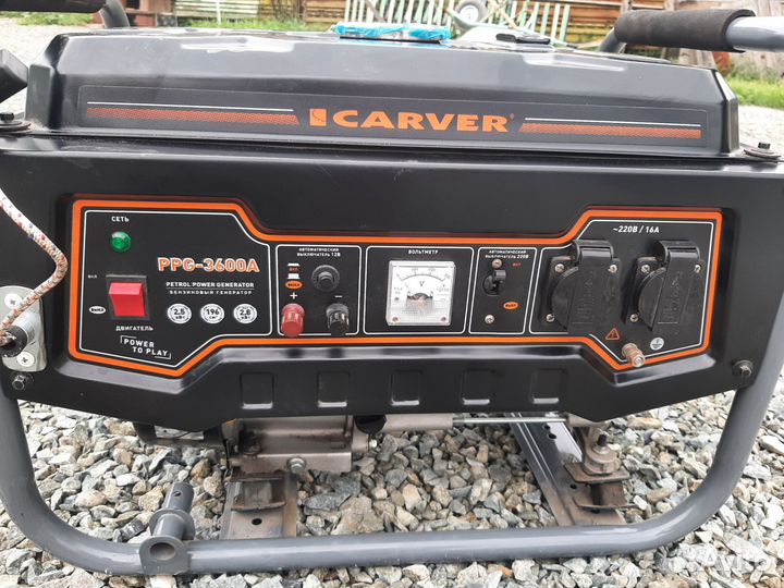 Генератор бензиновый бу Carver 2.8квт