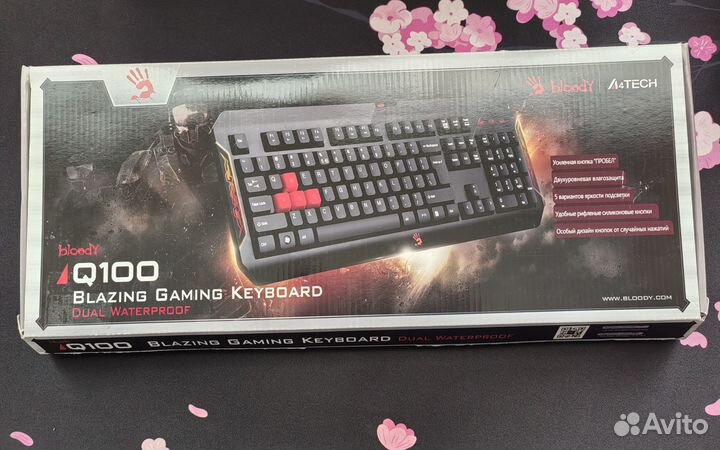 Игровая клавиатура blazing A4Tech Bloody Q100