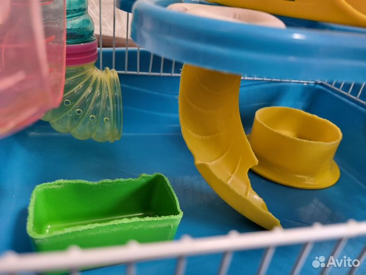 Клетка для хомяка с трубами