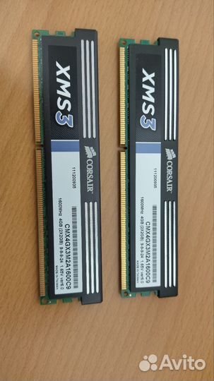 Оперативная память Corsair XMS3 DDR3 Dual kit