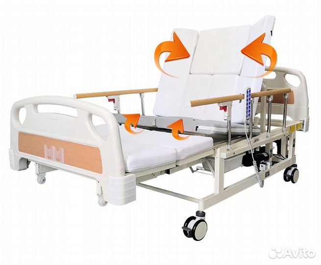 Медицинская кровать для лежачих больных дб11а туал