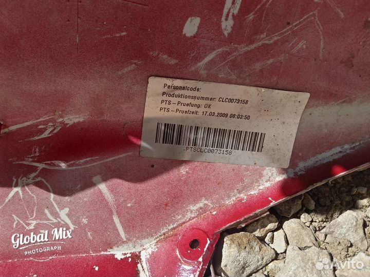 Задний бампер Mercedes CLC 203