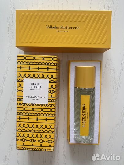 Парфюмерная вода vilhelm parfumerie black citrus