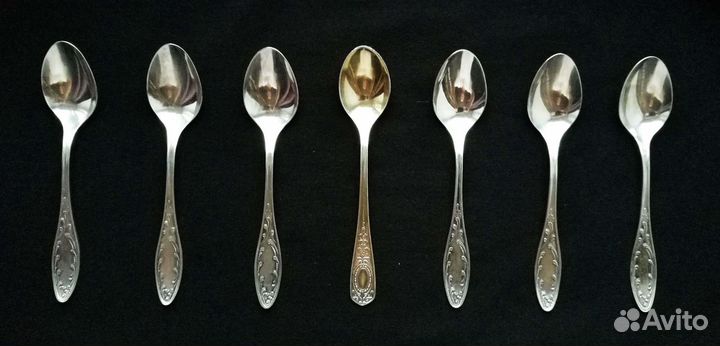 Чайные ложки. Мельхиор. Кольчугинский завод