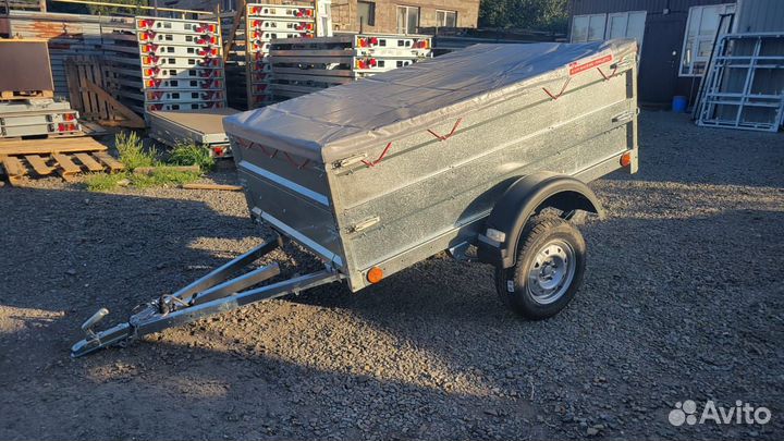 Легковой прицеп Крепыш 2 борт 60 и полог