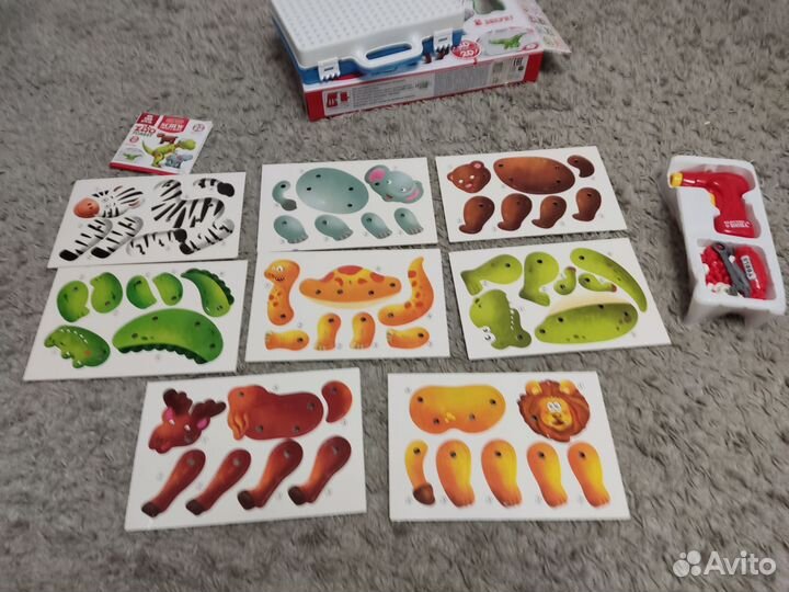 Развивающий конструктор с дрелью