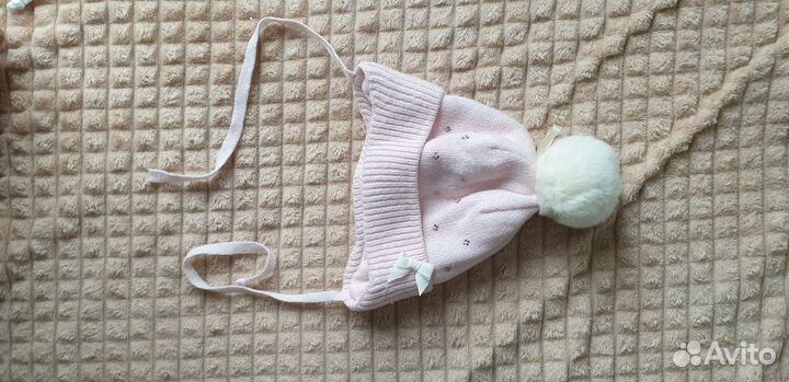 Детские шапочки 6-12 мес