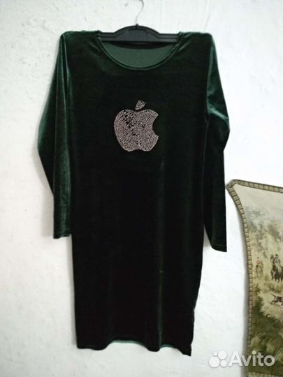 Кофта туника Велюровая