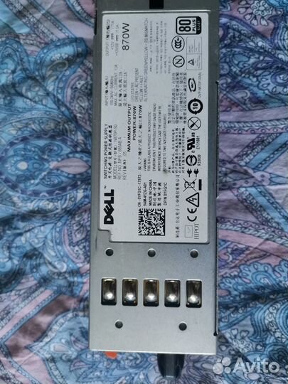 Блок питания Dell 750w