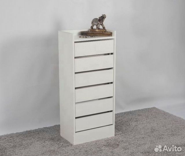 Обувница белая в прихожую ширина 45см высота 100см