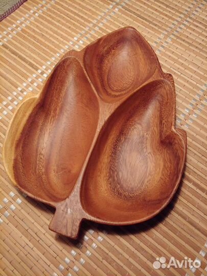 Деревянное блюдо, конфетница