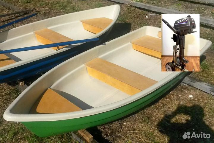 Лодка пластиковая с мотором Тортилла-3 Эко Sea-Pro
