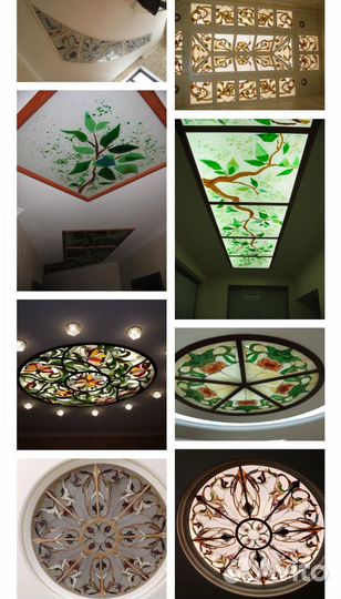 Витражи цветные