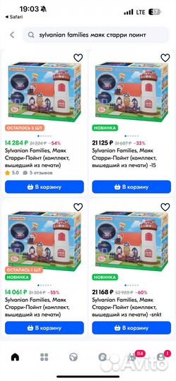 Sylvanian Families Пекарня 5237