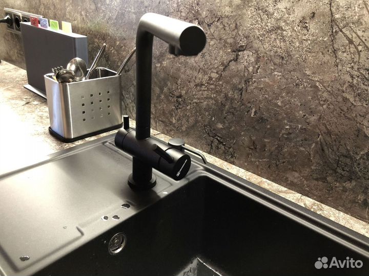 Прямая кухня с мдф фасадами