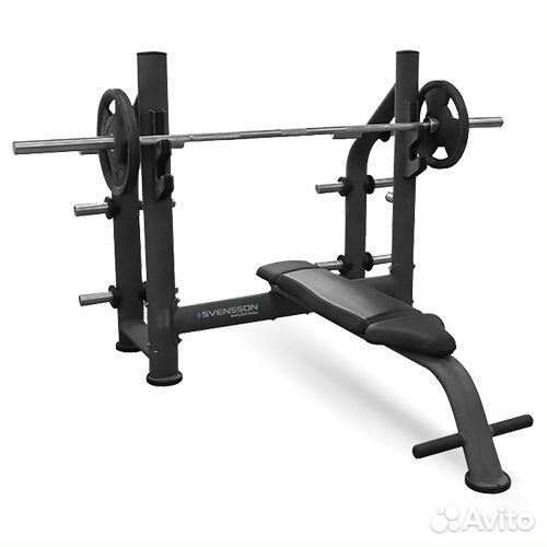 Скамья для жима горизонтальная svensson industrial