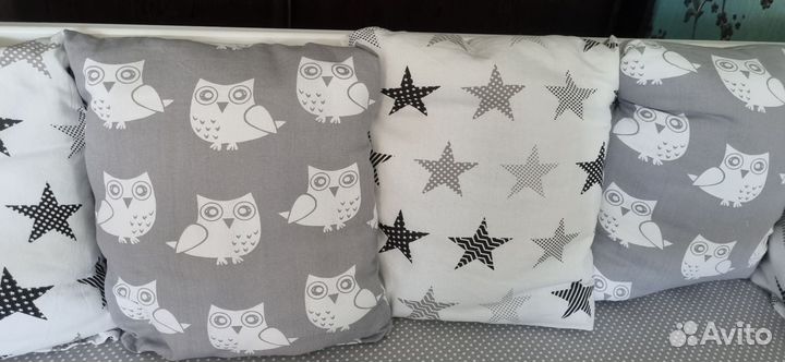 Бортики в детскую кроватку