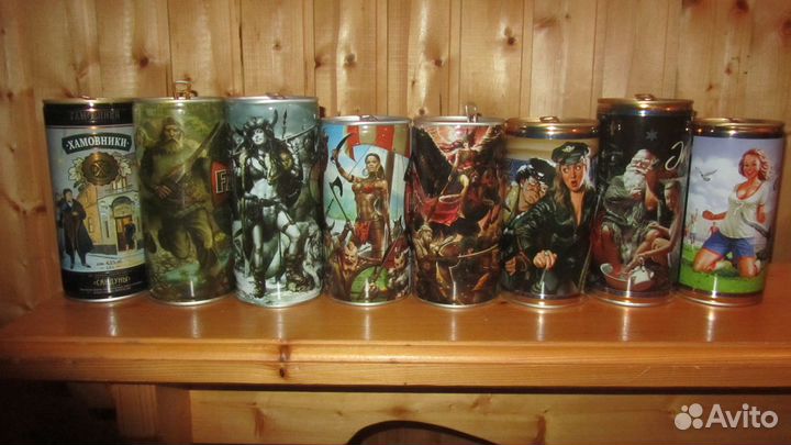 Банка пивная пустая жигули, faxe