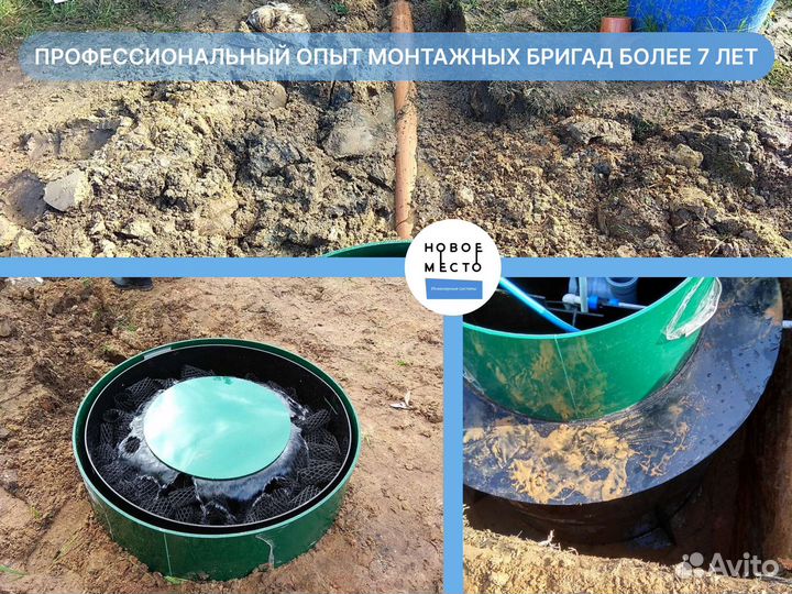 Септики, автономная канализация от 2 до 16 человек