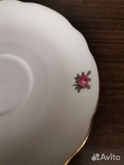 Чайная пара фарфор из гдр (Розы)