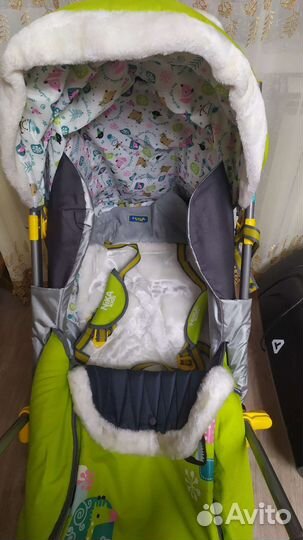 Санки коляска nika