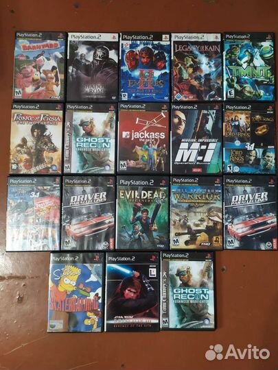 Игровые диски на ps2
