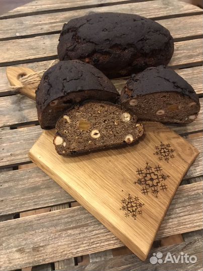 Рижский Ржаной хлеб с сухофруктами на закваске