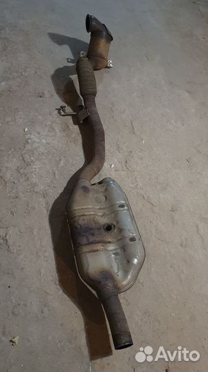 Труба ог с катализатором и резонатором VAG