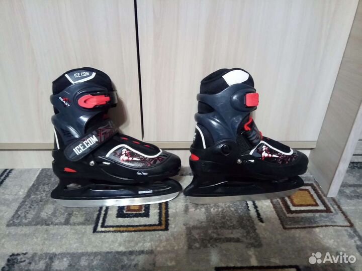 Коньки детские раздвижные 30-33 размер соответству