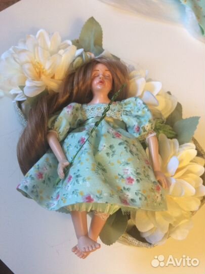 Кукла маленькая спящая фея