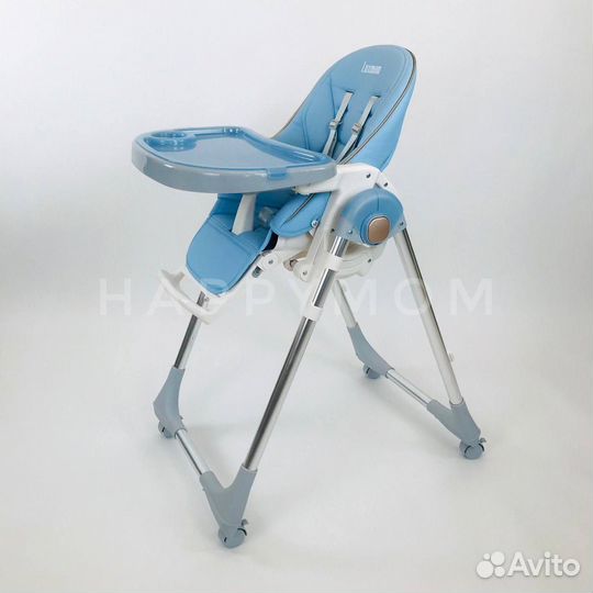 Стул для кормления Luxmom H580 голубой