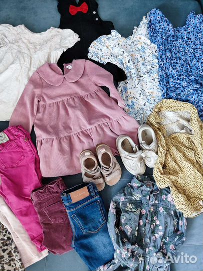 Вещи zara пакетом для девочки от 80 до 92