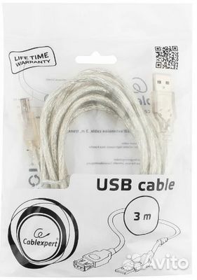 Кабель USB Cablexpert CCF-USB2-amaf-TR-10 USB2.0