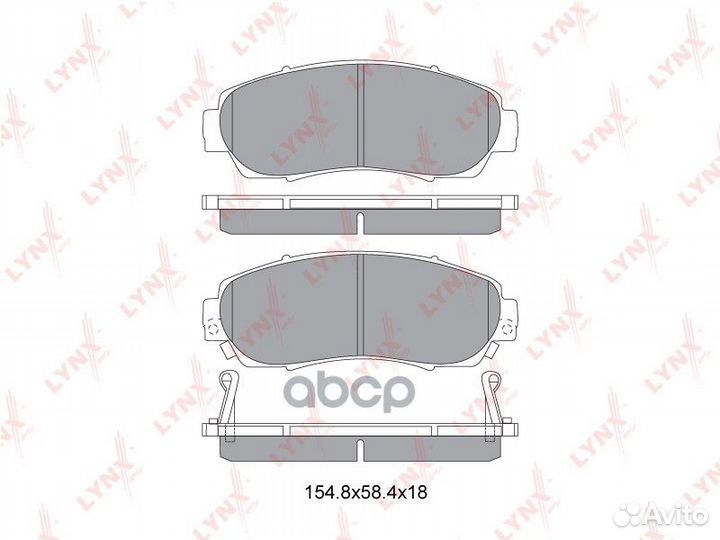 BD3435 lynx Тормозные колодки передн. BD3435 LY